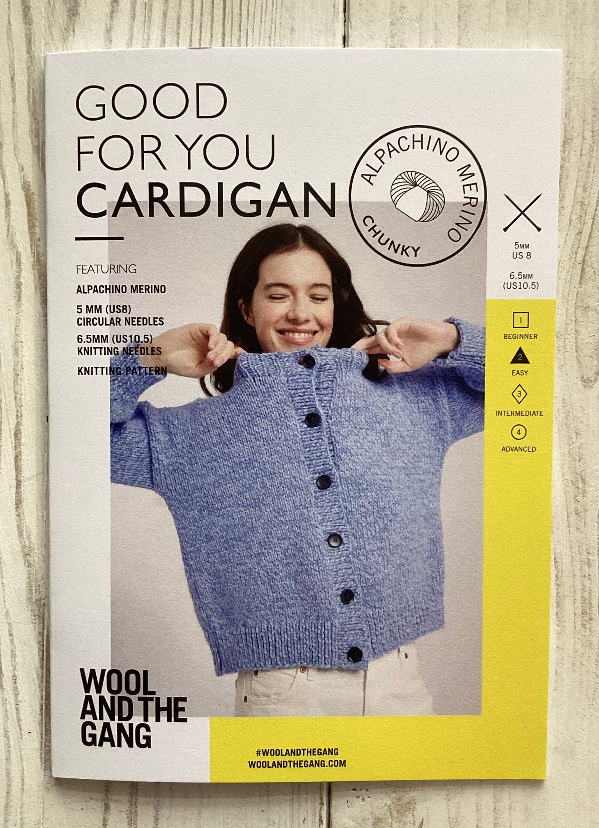 Good For You Cardigan pattern by Wool and the Gang
